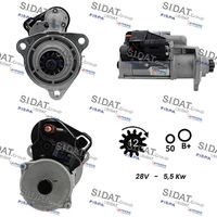 RIDEX 2S0505 - Motor de arranque