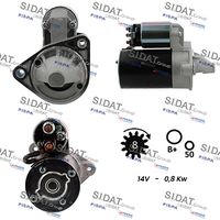 RIDEX 2S0301 - Motor de arranque
