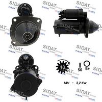 HELLA 8EA015642321 - Motor de arranque
