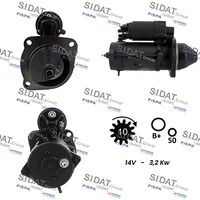 RIDEX 2S0231 - Motor de arranque