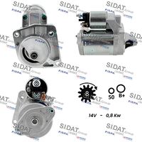 RIDEX 2S0498 - Motor de arranque