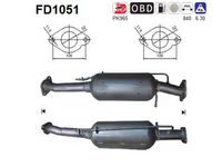 AS FD1051 - Filtro hollín/partículas, sistema escape