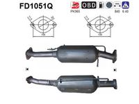 AS FD1051Q - Filtro hollín/partículas, sistema escape