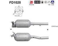 AS FD1020 - Filtro hollín/partículas, sistema escape