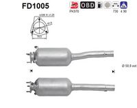 AS FD1005 - Filtro hollín/partículas, sistema escape