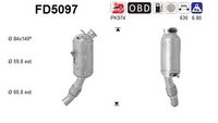 AS FD5097 - Filtro hollín/partículas, sistema escape