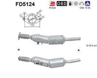 AS FD5124 - Filtro hollín/partículas, sistema escape