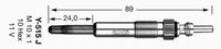 NGK 5605 - Tipo de bujías: Calentador metálico<br>Tensión [V]: 12,0<br>Intensidad de corriente [A]: 5,0<br>Resistencia [Ohm]: 0,9<br>Longitud total [mm]: 94,0<br>Profundidad de montaje [mm]: 24,0<br>Medida de rosca: M10 x 1,0<br>Par apriete [Nm]: 17<br>Ancho de llave: 10 mm<br>Técnica conexión: PIN<br>