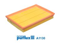 PURFLUX A1130 - Longitud [mm]: 290<br>Ancho [mm]: 207<br>Altura [mm]: 42<br>Tipo de filtro: Cartucho filtrante<br>
