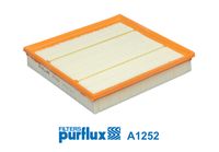 PURFLUX A1252 - Longitud [mm]: 270<br>Ancho [mm]: 250<br>Altura [mm]: 46<br>Tipo de filtro: Cartucho filtrante<br>