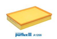 PURFLUX A1266 - Longitud [mm]: 355<br>Ancho [mm]: 265<br>Altura [mm]: 57<br>Tipo de filtro: Cartucho filtrante<br>