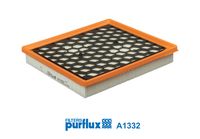 PURFLUX A1332 - Longitud [mm]: 291<br>Ancho [mm]: 258<br>Altura [mm]: 53<br>Tipo de filtro: Cartucho filtrante<br>