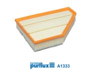 PURFLUX A1333 - Longitud [mm]: 302<br>Altura [mm]: 70<br>Ancho 1 [mm]: 234<br>Ancho 2 [mm]: 82<br>Tipo de filtro: Cartucho filtrante<br>