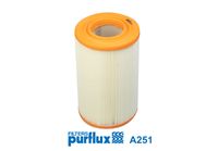 PURFLUX A251 - Altura [mm]: 286<br>Diámetro exterior [mm]: 161<br>Tipo de filtro: Cartucho filtrante<br>Diám. int. 1 [mm]: 84<br>Diám. int. 2[mm]: 84<br>