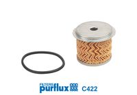 PURFLUX C422 - Altura [mm]: 61<br>Diámetro interior [mm]: 12<br>Tipo de filtro: Cartucho filtrante<br>Diámetro exterior 1 [mm]: 80<br>Diámetro exterior 2 [mm]: 68<br>