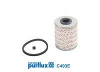 PURFLUX C493E - Altura [mm]: 92<br>Diámetro exterior [mm]: 70<br>Tipo de filtro: Cartucho filtrante<br>Diám. int. 1 [mm]: 20<br>Diám. int. 2[mm]: 20<br>