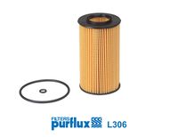 PURFLUX L306 - Altura [mm]: 115<br>Diámetro exterior [mm]: 65<br>Tipo de filtro: Cartucho filtrante<br>Diám. int. 1 [mm]: 31<br>Diám. int. 2[mm]: 31<br>