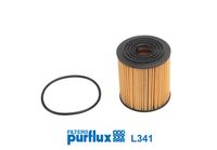 PURFLUX L341 - Altura [mm]: 83<br>Diámetro exterior [mm]: 72<br>Tipo de filtro: Cartucho filtrante<br>Diám. int. 1 [mm]: 22<br>Diám. int. 2[mm]: 32<br>
