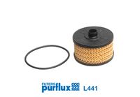 PURFLUX L441 - Altura [mm]: 64<br>Diámetro interior [mm]: 20<br>Diámetro exterior [mm]: 90<br>Tipo de filtro: Cartucho filtrante<br>