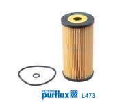 PURFLUX L473 - Altura [mm]: 131<br>Diámetro exterior [mm]: 66<br>Tipo de filtro: Cartucho filtrante<br>Diám. int. 1 [mm]: 25<br>Diám. int. 2[mm]: 25<br>