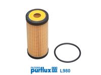 PURFLUX L980 - Altura [mm]: 112<br>Diámetro interior [mm]: 24<br>Diámetro exterior [mm]: 52<br>Tipo de filtro: Cartucho filtrante<br>