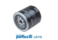 PURFLUX LS716 - Altura [mm]: 96<br>Medida de rosca: 3/4-16 UNF<br>Diámetro exterior [mm]: 93<br>Tipo de filtro: Filtro enroscable<br>Diám. int. 2[mm]: 62<br>