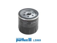 PURFLUX LS969 - Tipo de filtro: Filtro enroscable<br>Diámetro exterior [mm]: 76<br>Medida de rosca: 3/4"-16<br>Altura [mm]: 93<br>