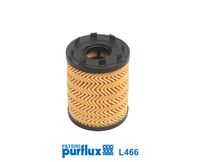 PURFLUX L466 - Variante de equipamiento: Ufi<br>Tipo de filtro: Cartucho filtrante<br>Diámetro exterior [mm]: 66<br>Diámetro interior [mm]: 8<br>Altura [mm]: 96<br>