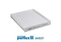 PURFLUX AH537 - Longitud [mm]: 240<br>Ancho [mm]: 197<br>Altura [mm]: 20<br>Tipo de filtro: Filtro de carbón activado<br>