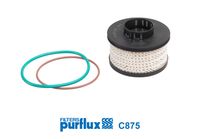 PURFLUX C875 - Altura [mm]: 68<br>Tipo de filtro: Cartucho filtrante<br>Diámetro exterior 1 [mm]: 94<br>Diámetro exterior 2 [mm]: 99<br>Diám. int. 1 [mm]: 21<br>Diám. int. 2[mm]: 47<br>