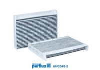 PURFLUX AHC5482 - Longitud [mm]: 260<br>Ancho [mm]: 182<br>Altura [mm]: 30<br>Cantidad: 2<br>Tipo de filtro: Filtro de carbón activado<br>