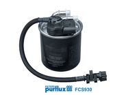 PURFLUX FCS930 - Tipo de filtro: sin tapón roscado de descarga de agua<br>Tipo de filtro: Cartucho filtrante<br>Diámetro exterior [mm]: 91<br>Diámetro interior [mm]: 10<br>Altura [mm]: 125<br>