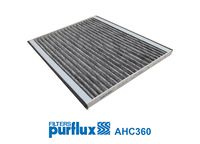 PURFLUX AH360 - Longitud [mm]: 240<br>Ancho [mm]: 197<br>Altura [mm]: 20<br>Tipo de filtro: Filtro de carbón activado<br>