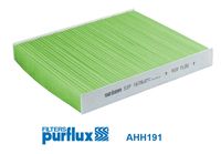 PURFLUX AHC191 - Tipo de filtro: Filtro partículas finas (PM 2.5)<br>Longitud [mm]: 252<br>Ancho [mm]: 216<br>Altura [mm]: 32<br>