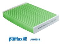 PURFLUX AHC386 - Tipo de filtro: Filtro partículas finas (PM 2.5)<br>Longitud [mm]: 251<br>Ancho [mm]: 180<br>Altura [mm]: 36<br>
