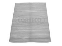 CORTECO 21651183 - Longitud [mm]: 290<br>Ancho [mm]: 224<br>Altura [mm]: 17<br>Tipo de filtro: Filtro de carbón activado<br>