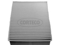 CORTECO 80001189 - Longitud [mm]: 217<br>Ancho [mm]: 195<br>Altura [mm]: 25<br>Tipo de filtro: Filtro de carbón activado<br>Versión básica (art. n.º): EKF318<br>