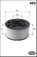 COMLINE EAF725 - Tipo de filtro: Cartucho filtrante<br>Diámetro 1 [mm]: 84,5<br>Diámetro 2 [mm]: 172<br>Diámetro 4 [mm]: 160<br>Ancho [mm]: 160<br>Altura [mm]: 167<br>Cantidad: 1<br>
