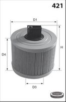 COMLINE EAF959 - Tipo de filtro: Cartucho filtrante<br>Diámetro exterior [mm]: 158<br>Diámetro 2 [mm]: 158<br>Altura [mm]: 173<br>