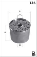 COMLINE EFF014 - Restricción de fabricante: Bosch<br>Altura [mm]: 159<br>Peso [kg]: 0,48<br>Medida de rosca: M16X1.5<br>Diámetro interior [mm]: 62<br>Diámetro exterior [mm]: 85<br>Tipo de filtro: Filtro enroscable<br>