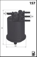 JAPANPARTS FC132S - Diámetro [mm]: 117<br>Altura [mm]: 168<br>Peso [kg]: 0,44<br>Altura 1 [mm]: 128<br>peso [g]: 440<br>Tipo de filtro: Filtro de tubería<br>