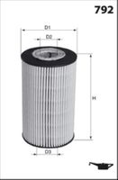 JAPANPARTS FOH01S - Tipo de filtro: Cartucho filtrante<br>Longitud [mm]: 110<br>Diámetro exterior [mm]: 72<br>Diámetro interior [mm]: 33<br>Diámetro de montaje [mm]: 43,7<br>
