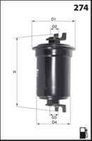 JAPANPARTS FC514S - Altura [mm]: 114<br>Peso [kg]: 0,28<br>Medida de rosca: M12X1.25-6H<br>Diámetro exterior [mm]: 70<br>Tipo de filtro: Filtro de tubería<br>