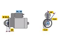 BOSCH 0001367005 - Motor de arranque