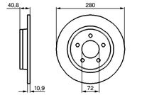 BOSCH 0986479181 - Disco de freno