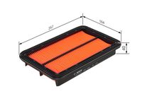 BOSCH 1457433072 - Filtro de aire