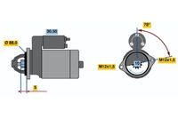 BOSCH 0986020521 - Motor de arranque