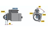 BOSCH 0 986 010 400 - Motor de arranque