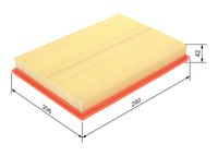 BOSCH 1457433055 - Filtro de aire