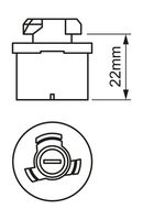 BOSCH 1 987 302 024 - Lámpara, faro antiniebla
